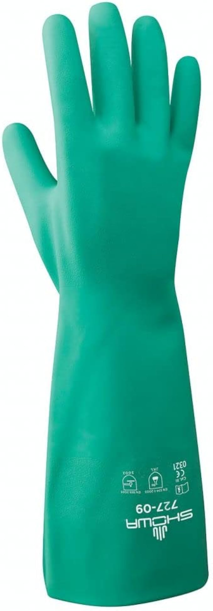 SHOWA 727 Nitrile Unlined Chemical Resistant Safety Work Glove