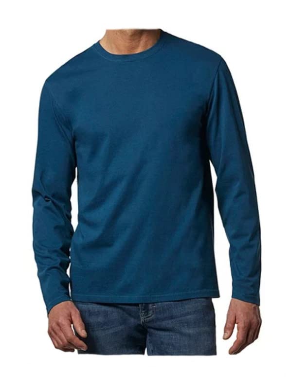 SUCKER Men's Round Neck Stretch Full Sleeve T-Shirt for Tall People in 5XLT=54 INCH to 8XLT 66 INCH from Tummy in Ultimate Color ONLY for Tall Height People