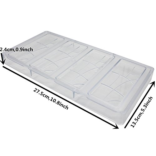 Goldbaking Plain Bar Chocolate Mold Polycarbonate Candy Bar Mold Fancy Bars Pc Chocolate Mould #TOP2