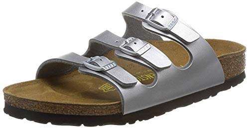 birkenstock florida silver