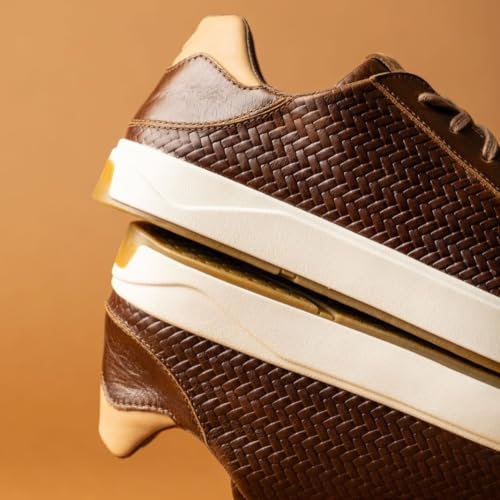 Image of OluKai Lae'ahi Li 'Ili Men's Waterproof Leather Sneaker, Versatile & Casual Everyday Shoe, All-Day Comfort & Support, Enhanced Grip & Traction