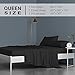 Secura Queen Bed Sheet Set, 4pcs Bedding Sheets & Pillowcases, Soft Microfiber 1800 Thread Count 16