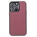 HARDISTON Compatible with iPhone 13 Pro Max Wallet Case, Handmade Genuine Leather, Detachable Magnetic Flip Cover Card Holders, Customizable, Horizontal Kickstand (Burgundy)