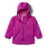 Columbia Youth Girls Switchback II Rain Jacket, Bright Plum, Large