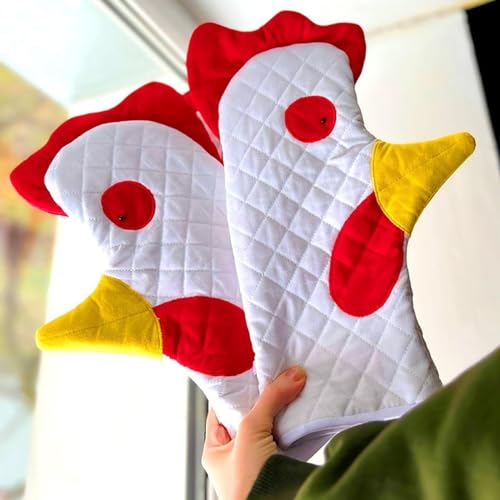 Hokitans Funny Rooster Oven Mitt thumb #4