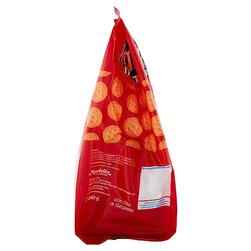Ritz Crackers Mini Original, 100% Grano Italiano, Cotti al Forno, 240g (multipack 6 bustine da 40g) - Immagine 3