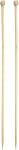HARFINGTON 8mm Bamboo Knitting Needle Straight Single Pointed 13.8 Inch Long Wooden Sweater Beginners Hand Knitting Needles US Size 11 for Yarn Hand DIY