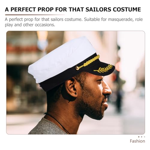 Chapeaux de Capitaine en Coton Confortables pour Soirées et Célébrations - 6