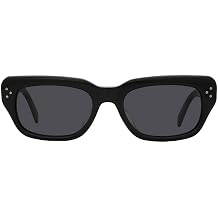 Celine Smoke Square Ladies Sunglasses CL40267U 01A 54
