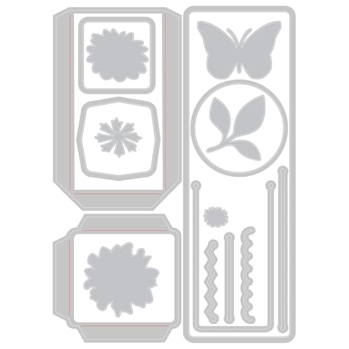 Sizzix Eileen Hull matrices de découpe marque-pages poches lot 17