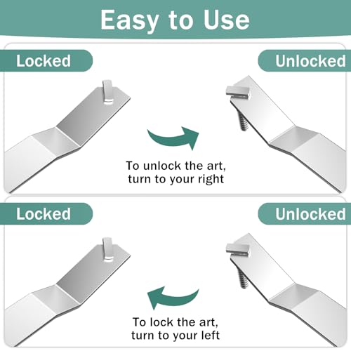Image of 3 Pack T-Screw Wrench Security Picture Hanger Wrenches,T-Screw Wrench for Lock Artwork