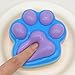 Handmade Giant Rainbow Cat Paw Squishy Toy - Tabas Silicone Ultra-Soft Sticky Stress Relief Fidget Sensory Toy, Fun and Cute Plaything Perfect Squeeze Toy for Birthday Gift (Medium)