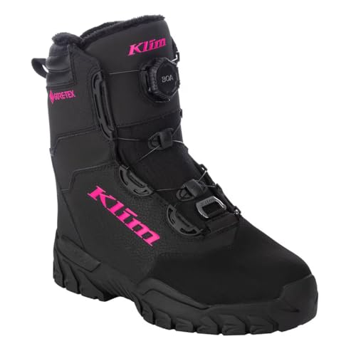 KLIM Women's Fierce GTX BOA Snowmobile Boots - US Size 9 -