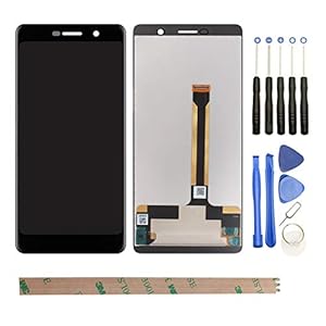 YHX-OU 6.0″ LCD voor Nokia 7 Plus TA-1041 TA-1062 TA-1046 LCD display touchscreen vervanging scherm met compleet gereedschap (zwart)
