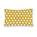 Dekoracyjne poszewki na poduszki lędźwiowe bawełna żółty musztardowy kolor w kropki wzór design poszewka na poduszkę poszewka na poduszkę wystrój domu biura, 30 x 50 cm