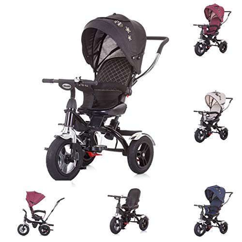 Chipolino Triciclo Arena 3 en 1 neumáticos Asiento Giratorio Barra de Empuje,...