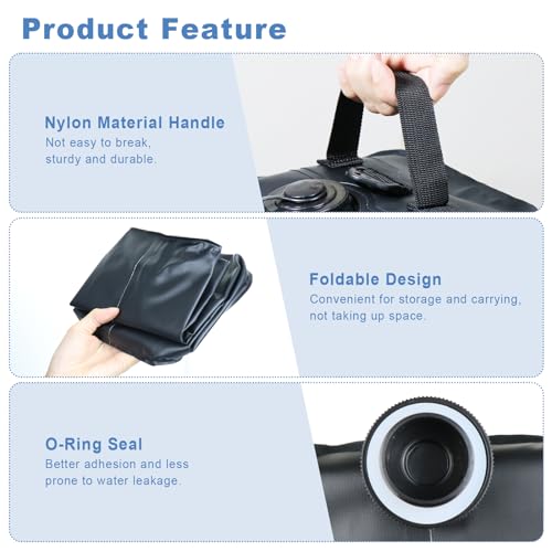 image for ILLUMINEW 4 Pack Canopy Water Weight Bag, 220 LBS Water Tent Weights S