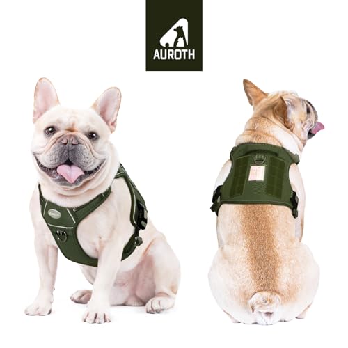 Image of AUROTH Dog Harness for Small Medium Dogs, Tactical No Pull Dog Vest