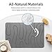 BIOIWGY Stone Bath Mat, Diatomite Fast Drying Non Slip Stone Shower Mat, Super Absorbent for Bathroom & Kitchen, Multi-Use as Pet Mat, Easy to Clean 16