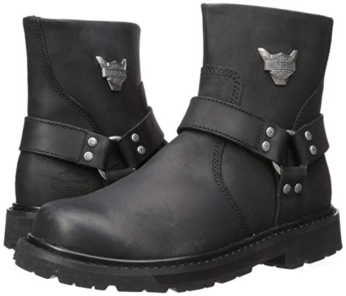 HARLEY-DAVIDSON FOOTWEAR Men's Rambert Motorcycle Boot, Black, 10.0 M US - Thumbnail 7