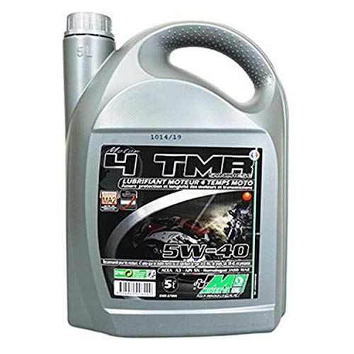 Huile moteur 4 temps Minerva 5W40 synthétique haut de gamme formulée pour les moteurs Piaggio 5L