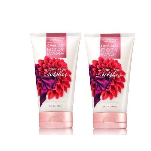 Bath and Body Works A Thousand Wishes Creamy Body Wash 2 Pack. 8 Oz