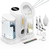 Electric Ear Wax Removal Kit, Ear Irrigation Flushing System with Dual Large Water Tank, 4 Pressure Mode, 2 Tips, Safe Water Ear Cleaner, Effective Ear Flushing Kit for Adults, Waterproof IPX6
