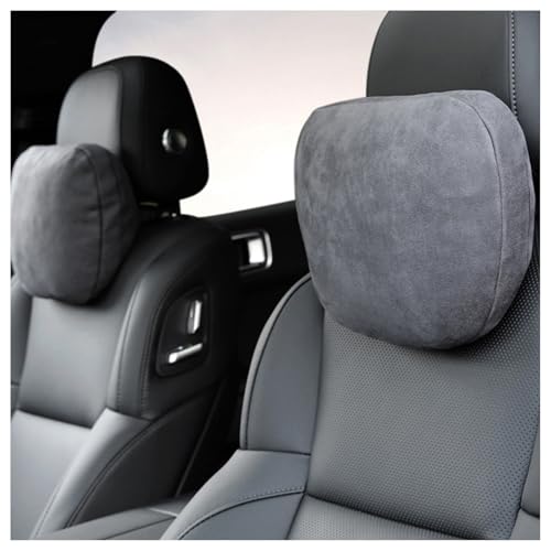UTRFJO 2 Pack Car Neck Pillow for Mercedes Benz GLE 250d 300d 320 350 350d 400 400d 450 500 580/AMG 43 53 63 63S, Car Headrest Pillow for Driving, Thickness & Height Adjustable,Head Rest Cushion