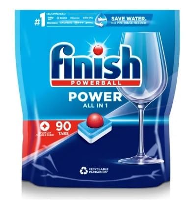 Image of Finish All in 1 Dishwasher Tablets Regular 90 Pack