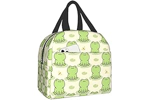Adorable Frog Insulated Lunch Carrier