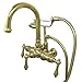 Kingston Brass CC3013T5 Vintage 3-3/8-Inch Center Wall Mount Leg Tub Filler, Oil Rubbed Bronze