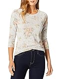 Alternative Women's Baseball Printed Jersey t-Shirt, eco Light Grey Country Floral, Small