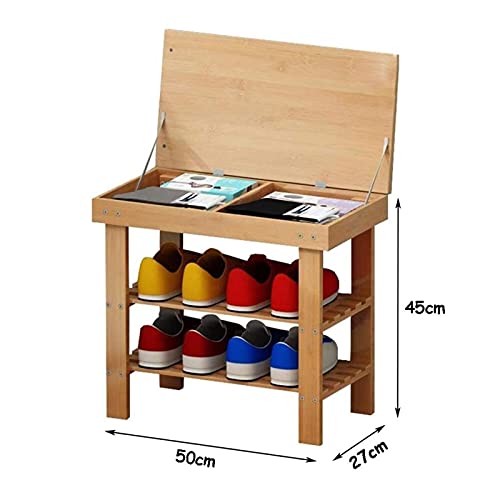 Banc étagère à chaussures multifonctionnelle pour optimiser le couloir - 4