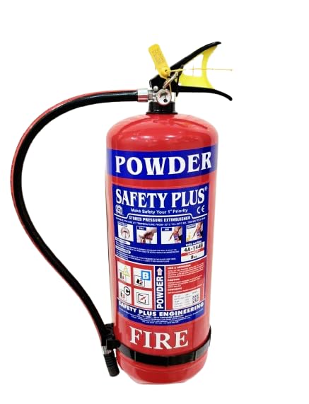Safety Plus Fire Extinguisher, ABC Powder Type, 9kg, Red-picture-18