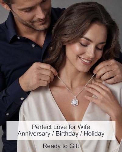 InfinityLove Heart Pendant Necklaces for Women, 2-5 Carat Moissanite Heart Necklace, Anniversary Birthday Christmas Valentine Engagements Mothers Day Jewelry for Wife Her Girlfriend Mom Daughter - Image 5