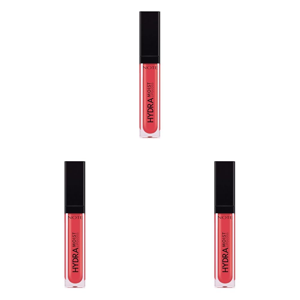 Note Cosmetics Hydramoist Lipgloss Nemlendirici Dudak Parlatıcısı - 06 It's Fantastic - Pembe (3 paketi)