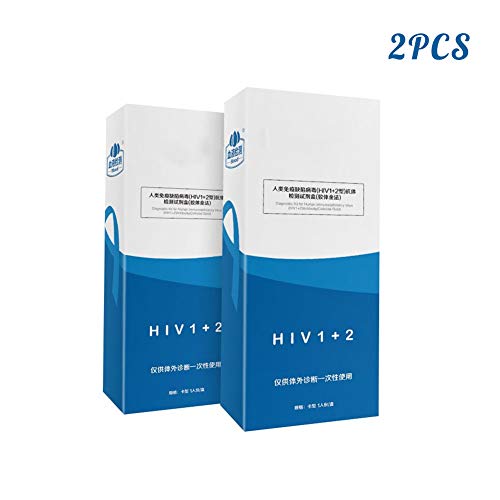 DZWJ Strisce reattive per HIV Strisce reattive per AIDS Strisce reattive mediche 2Pcs
