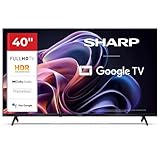 SHARP 40HF2265E 40 Zoll Full HD Google TV, HDR10, 60Hz, Bluetooth, WLAN, 3X HDMI, 2X USB, 892x555x213mm