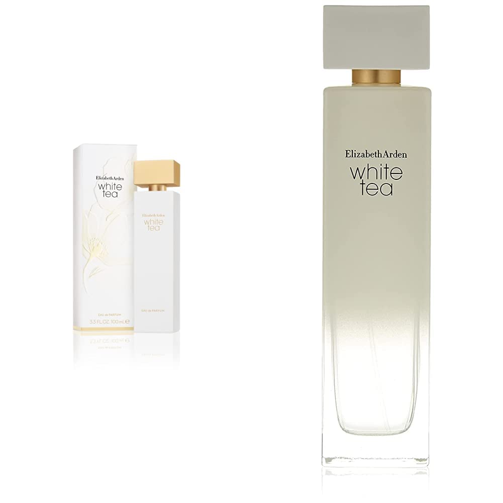 Elizabeth Arden White Tea EDP, Perfume Mujer, Fragancia Floral Acuática - 100 ml & White Tea Eau de Toilette, Perfume de Mujer, Fragancia Floral, 100 ml