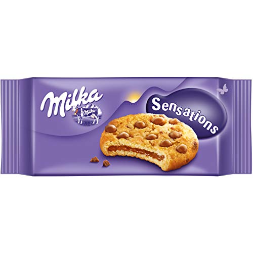 Milka Sensations Chocolade voor binnen - Cookie met chocoladestukjes en chocoladecrèmevulling - 12 x 156 g - Afbeelding 3