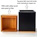 LINES ARTE Urns for Ashes Adult Male or Female, 10x6x6Inch Solid Wooden Funeral Memorial Urns Box for Human Ashes Men/Dad/Mom/Female with Velvet Bag