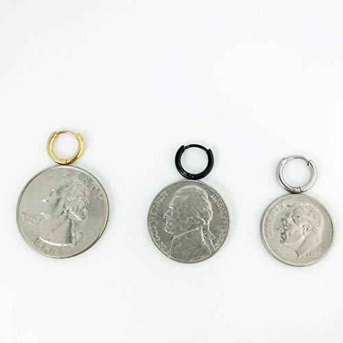 Gold Silver Black Plating Endless Cartilage Hoops 7Mm Tiny Sleeper Thin Hoop Earrings For Boy&Girl 20G Nose Rings Helix Septum Daith Lobe Lip Tragus Nipple Snug Second Third Hole Body Piercing Jewelry #TOP2