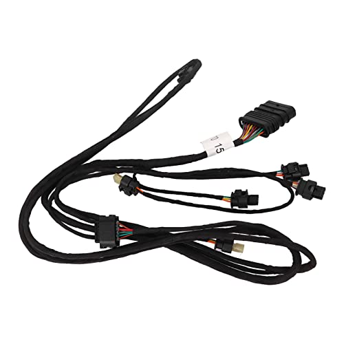 Raguso Arnês de cabo para sensor de estacionamento de para-choque dianteiro, instalação simples, com