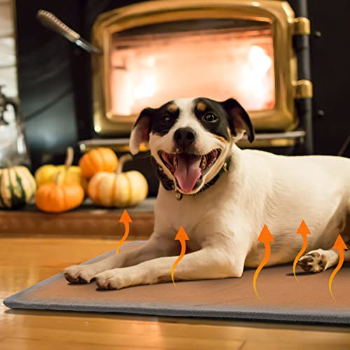 Yimobra Pet Heating Pad, Heating Film Technology Make Temperature More Evenly, 1-24H Customize Timer And 80-130°F Temperature Set Electric Pads For Dogs Cats, Easy To Disassemble And Clean, 25"X17.8" #TOP5
