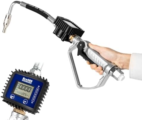 New Digital Oil Control Valve Meter Nozzle – 1/2" Pneumatic Oil Gun Wi Flow Meter For Precise Dispensing Pog12 659030 - View #9