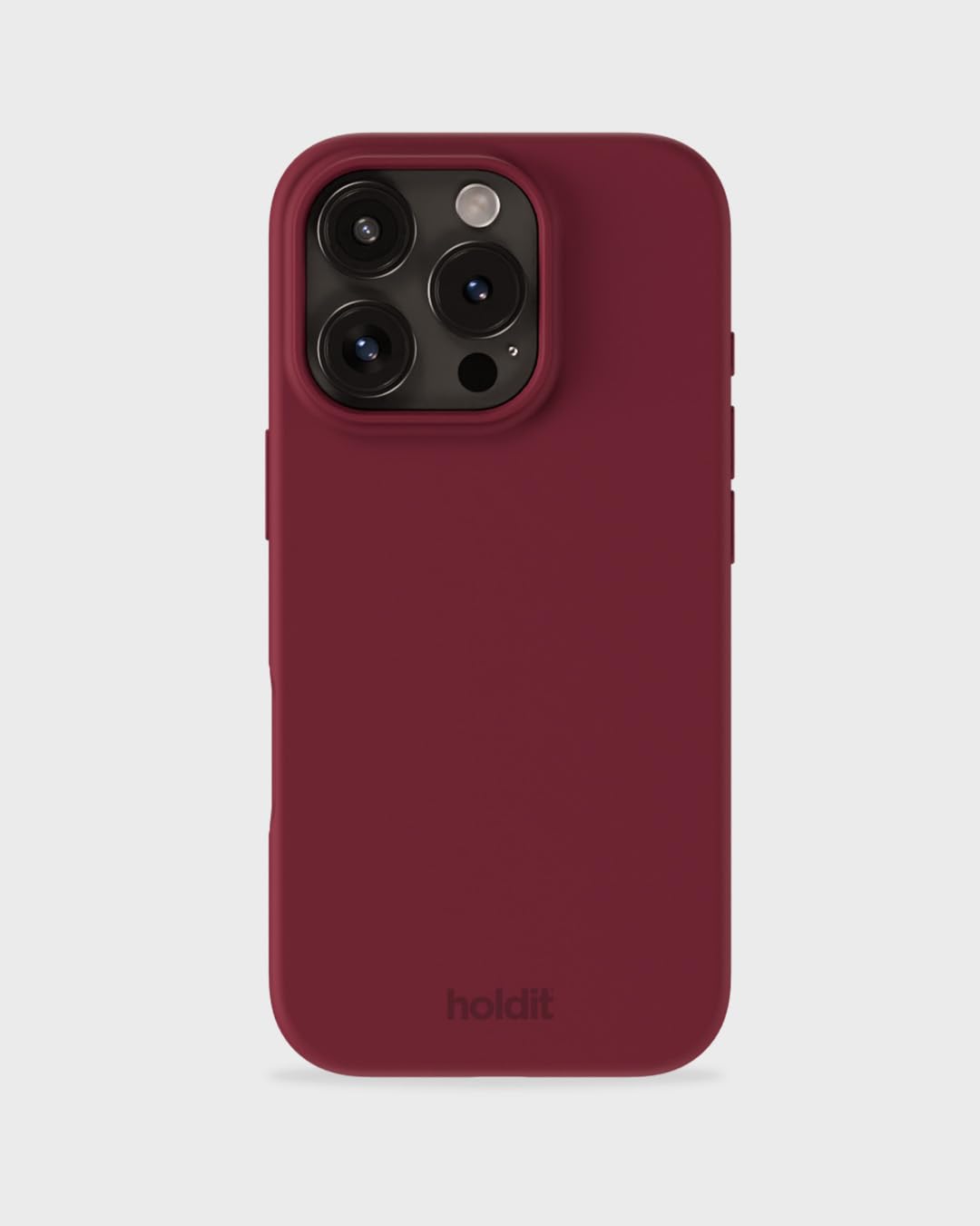 Amazon.co.jp: Holdit スマホケース (iPhone 16 pro/ワインレッド