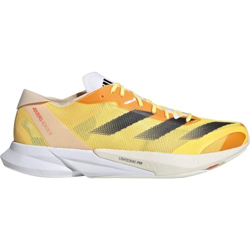 Buy adidas Men Mesh Adizero Adios 8 M, Running Shoes, Yellow, UK