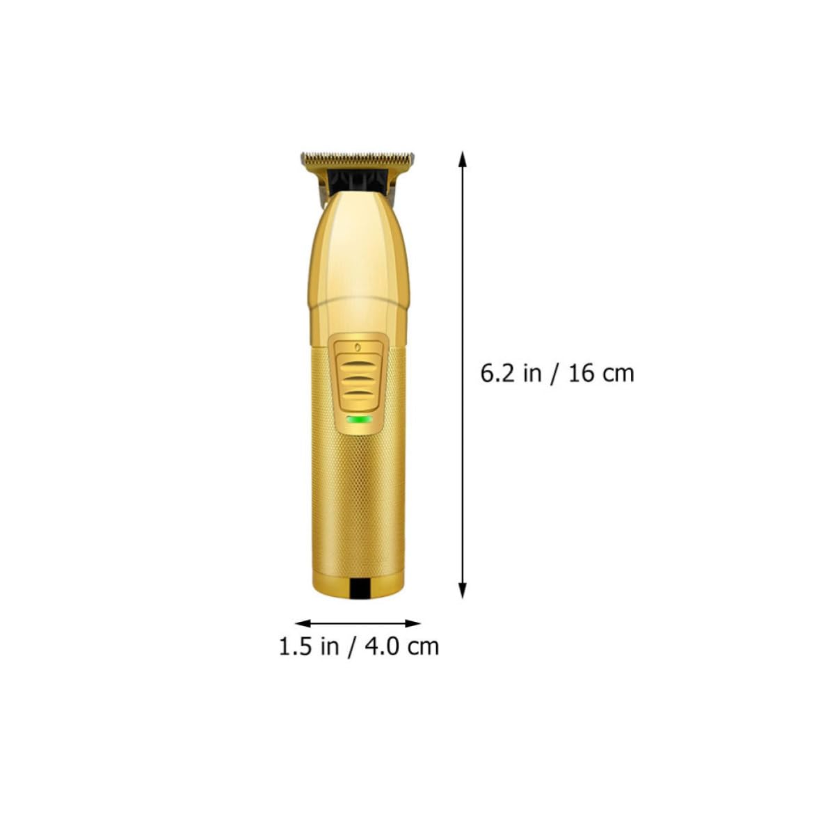 Recortadora de Pelo Eléctrica 3.7v Dorada Diseño Ergonómico