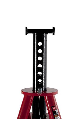 Sunex 1310 10-Ton Medium Height Pin Type Jack Stands, Pair #TOP5