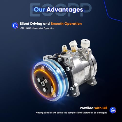 Image of ECCPP AC Compressor CO-5104C Fast Cooling SD507 AC Compressor with Clutch